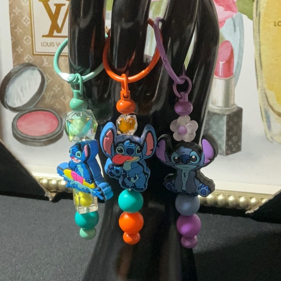 Colorful Stitch Keychains 3pc - Picture 3 of 3